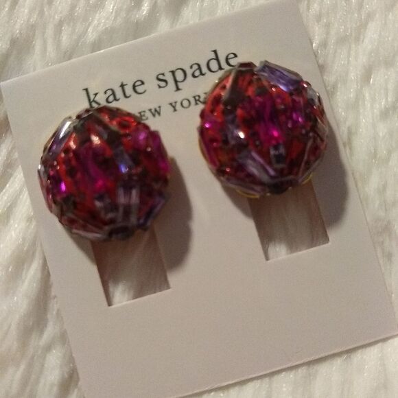 Kate Spade New York Baguette Stone Statement Studs - Picture 3 of 4